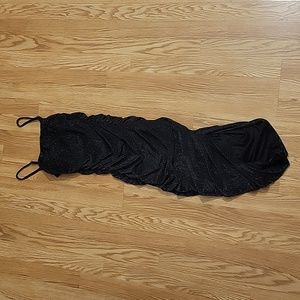 Forever 21 ruched glitter dress